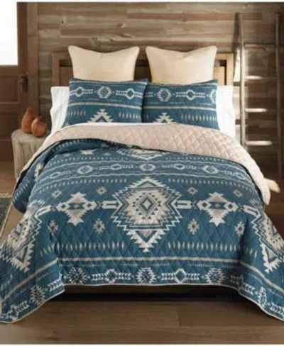 Donna Sharp Mesquite Reversible 3 Piece Quilt Set Collection In Multi