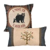 Donna Sharp Momma Bear 2-pc. Square Throw Pillow In Brown