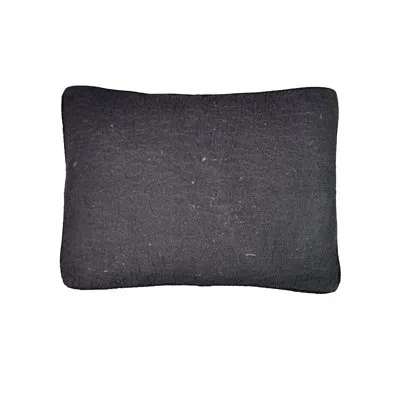 Donna Sharp Moonlit Cabin Quilted Cotton Pillow Sham In Black;gray;navy