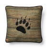 Donna Sharp Oakland Cotton Bear Paw Square Throw Pillow In Multi