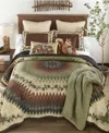 Donna Sharp Pine Circle 3-pc. Quilt Set, King In Brown