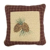 Donna Sharp Pine Lodge Square Throw Pillow In Multi