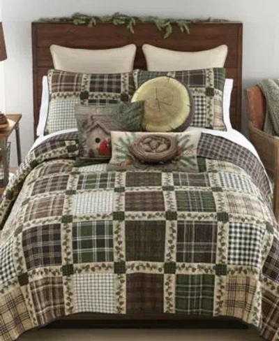Donna Sharp Pine Patch Quilt Sets In Brown