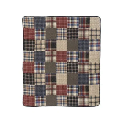 Donna Sharp Ranger Pieced  Cotton Lap Quilt In Multi