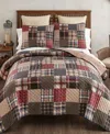 Donna Sharp Ranger Plaid Patterns 3-piece Quilt Set, King In Multi