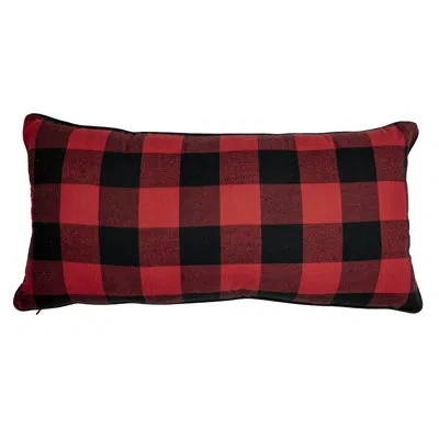 Donna Sharp Rectangular Pillow Cover And Insert In Blue;black;red