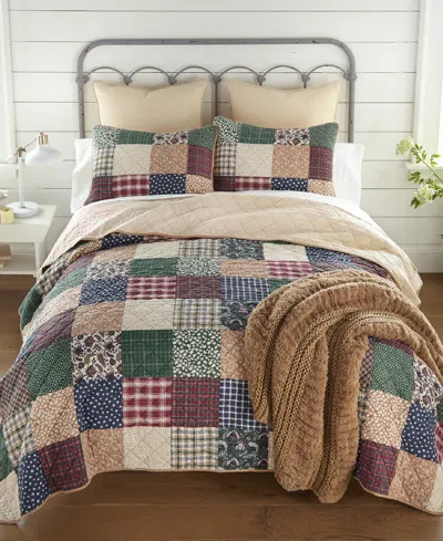 Donna Sharp Rustic Paisley 3-piece Quilt Set, King In Multi