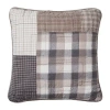 Donna Sharp Smoky Square Throw Pillow In Gray