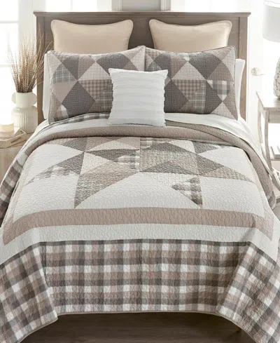 Donna Sharp Smoky Star 2-pc. Quilt Set, Twin In Neutral