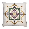 Donna Sharp Spice Postage Square Throw Pillow In Multi