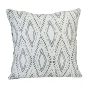 Donna Sharp Tohatchi Diamond Square Throw Pillow In White