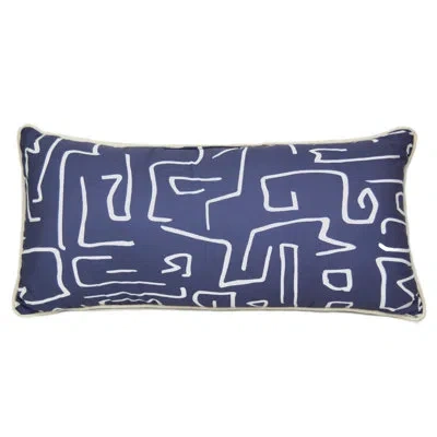 Donna Sharp Windswept Geo Decor Pillow In Blue
