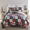 Donna Sharp Your Lifestyle By  Noel Patch 3pc Queen Festive Quilt Set In Multi