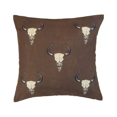 Donna Sharp Your Lifestyle By  Phoenix Southwest 3pc Decorative Throw Pillow Set In Black;brown;beige