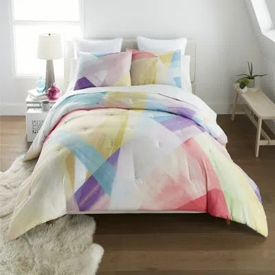 Donna Sharp Your Lifestyle By  Prism 3pc Comforter Set In Blue;white;green;red;yellow;pink;purple;