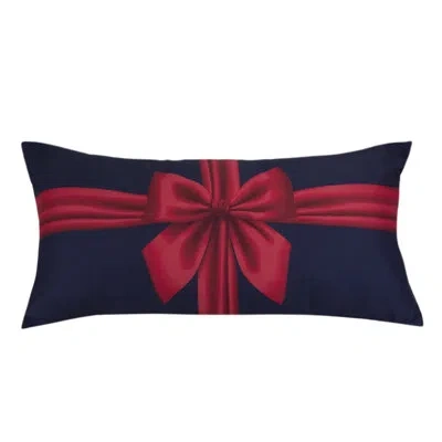 Donna Sharp Your Lifestyle By  Winter Wonderland Ribbon Rectangle Throw Pillow In Black;brown;white;green;beige