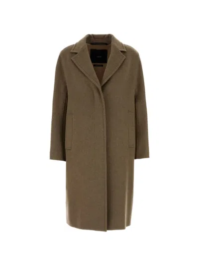 Donna Sinhorelli Ardenne Single-breasted Coat In Brown