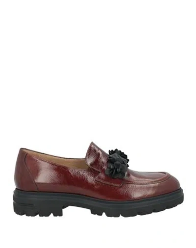 Donna Soft Woman Loafers Chocolate Brown Size 10 Leather