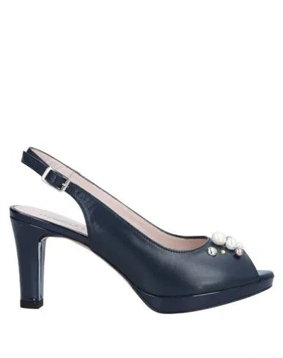 Donna Soft Sandals In Blue