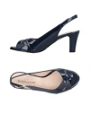 Donna Soft Woman Sandals Midnight Blue Size 9.5 Soft Leather In Blue