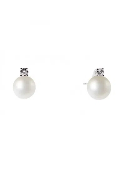 Donnaoro Earrings  Light Dhop73003 In White