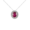 Donnaoro Necklace With Ruby Pendant Woman  Jewels Lpr12081006