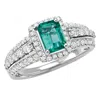 Donnaoro Ring With Emerald And Diamonds Woman  Prisma Dcae3636060