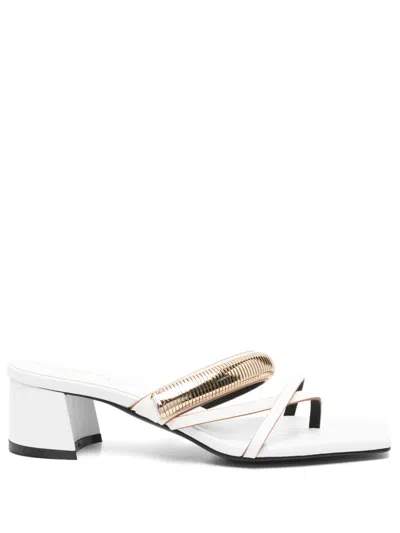 Donnari 50mm Leather Mule Sandals