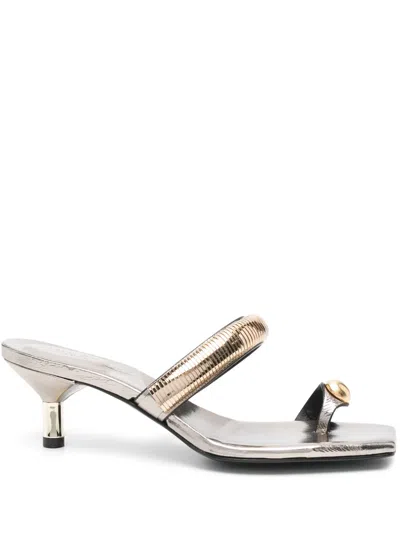 Donnari 50mm Leather Mule Sandals