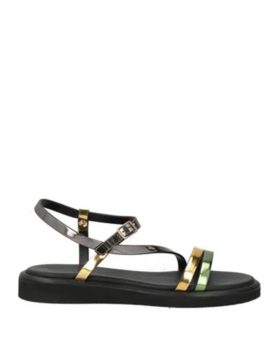 Donnari Donnarì Woman Sandals Black Size 7 Synthetic Material