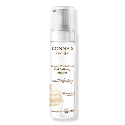 Donna's Recipe Whipped Vanilla Cream Curl Defining Mousse