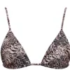 Donnaswim Women's Brown Zanzibar Triangle Top
