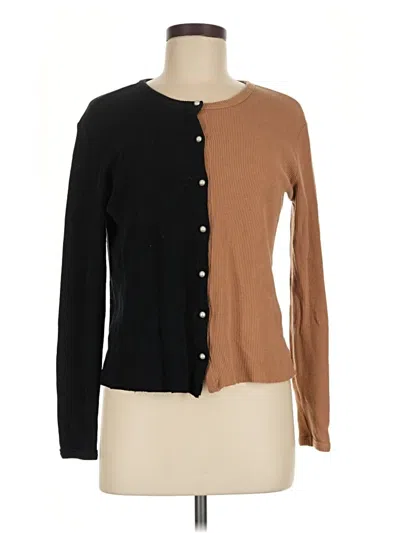 Pre-owned Donni Cardigan Sweater In Brown