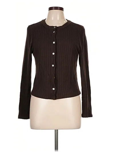 Pre-owned Donni Cardigan Sweater In Brown