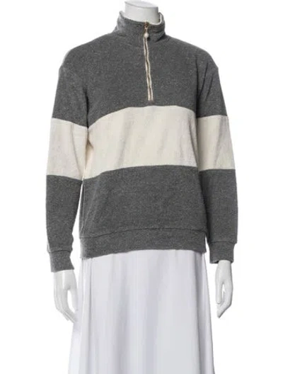 Pre-owned Donni Colorblock Pattern Jacket In Gray
