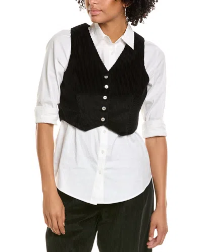 Donni . Cord Cropped Vest In Black