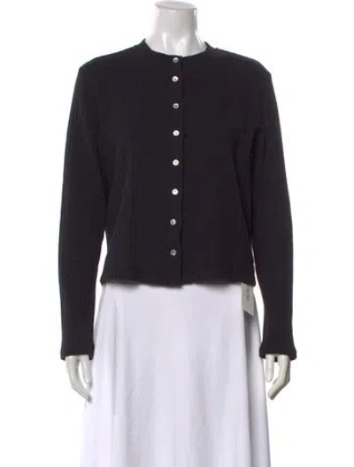 Pre-owned Donni Crew Neck Sweater In Black