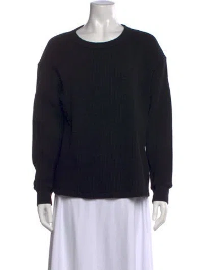 Pre-owned Donni Crew Neck Sweater In Black