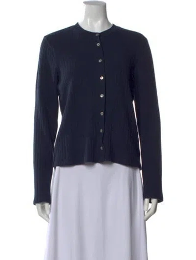 Pre-owned Donni Crew Neck Sweater In Blue