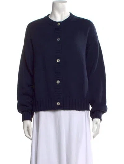 Pre-owned Donni Crew Neck Sweater In Blue
