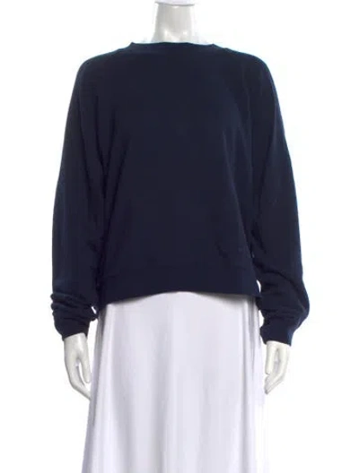 Pre-owned Donni Crew Neck Sweater In Blue