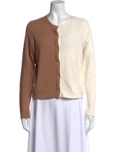 Pre-owned Donni Crew Neck Sweater In Brown
