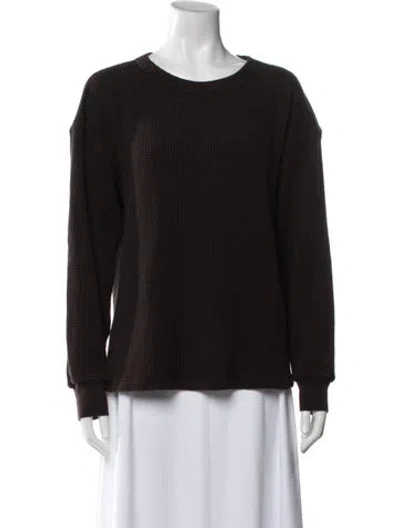 Pre-owned Donni Crew Neck Sweater In Brown