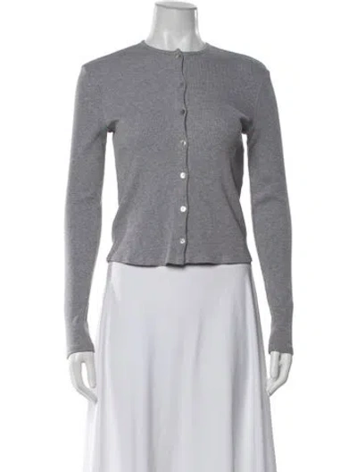Pre-owned Donni Crew Neck Sweater In Gray