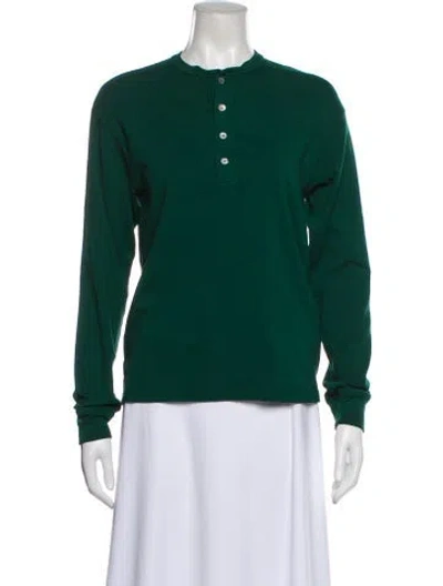 Pre-owned Donni Crew Neck Sweater In Green