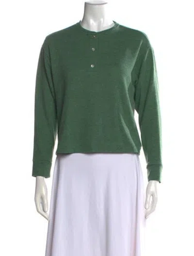 Pre-owned Donni Crew Neck Sweater In Green