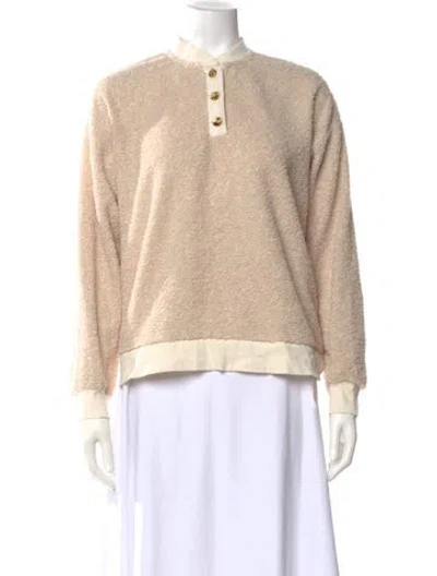 Pre-owned Donni Crew Neck Sweater In Neutral