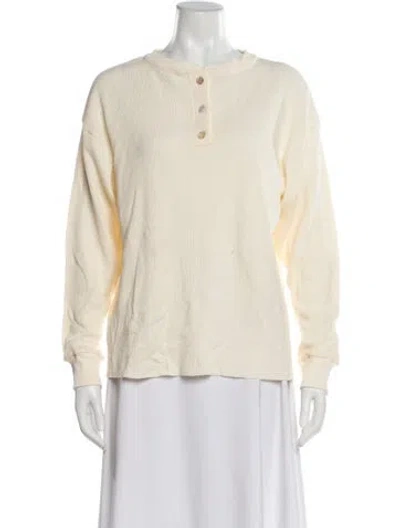 Pre-owned Donni Crew Neck Sweater In Neutral