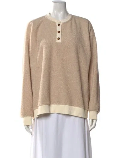 Pre-owned Donni Crew Neck Sweater In Neutral