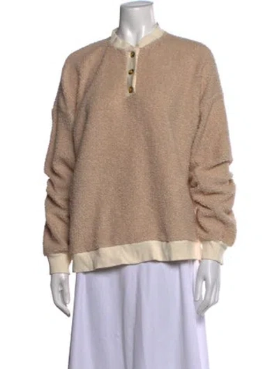 Pre-owned Donni Crew Neck Sweater In Neutrals